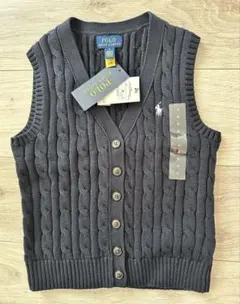 ポロ　ラルフローレン　ベスト　ネイビー　120