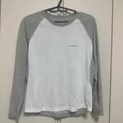 mont-bell 長袖Tシャツ S ホワイト/グレー