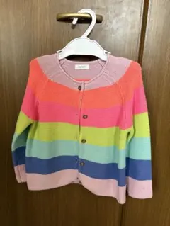 next カラフルストライプ カーディガン 12-18ヶ月