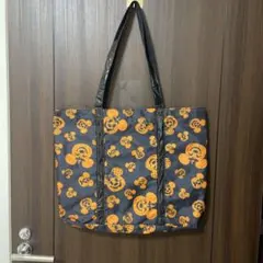 ディズニーストア　ハロウィン　ミッキー&ミニー トートバッグ カボチャ