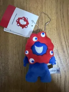 万博　ミャクミャク　ぷちマスコットキーチェーン　キーホルダー　ぬいぐるみ
