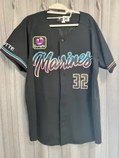 千葉ロッテマリーンズ BSW2025 ブラックサマーユニフォーム Lサイズ