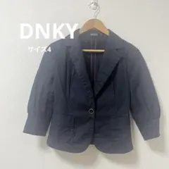 DKNY [M] テーラードジャケット ネイビー パフスリーブ ネイビー