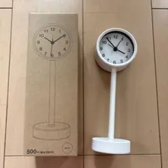 standard products スタンド型　卓上目覚まし時計 ホワイト