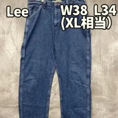 リー デニム ペインター パンツ ブルー アメカジ W38【き358】のサムネイル