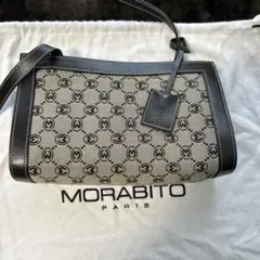 MORABITO ショルダーバッグ ベージュ/ブラック
