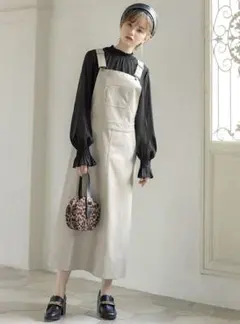 レザージャンパースカート13