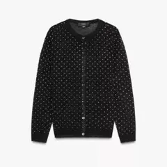 ZARA ファインニット ドット柄ジャケット