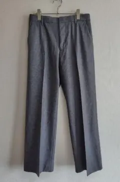 spick&span plain cloth センタープレスパンツ　グレー