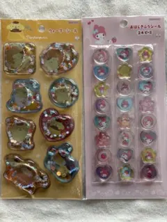 ウォーターシール　おはじきふうシール　ポムポムプリン マイメロ