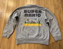 スーパーマリオ トレーナー 130cmグレー