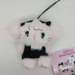 新品 mikiko characters ブラックリボン マスコット キャミー