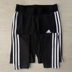 adidas 3ライン　レギンス　M