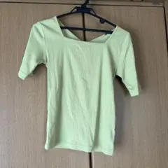 AZUL by moussy 2way リブトップス