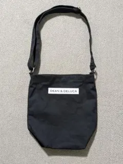 【美品】DEAN & DELUCA ショルダー トートバッグ ブラックのサムネイル