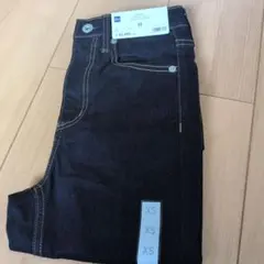 GU ハイウエストシガレット　アンクルジーンズ+EC XS　ネイビー