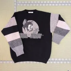 ICEBERG トムとジェリー ニットセーター　ヴィンテージ ICEBERG アイスバーグ トム&ジェリー ニット - メルカリ