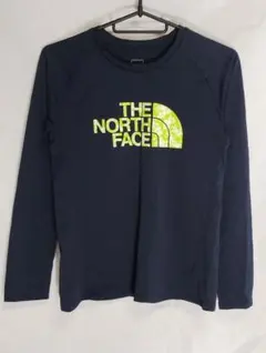 THE NORTH FACE 柄あり　ネイビー ロングスリーブ Tシャツ