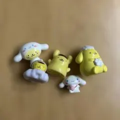 ポムポムプリン　シナモンミニフィギュア 5点セット