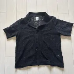 Lui's/LUIS/ルイス/クロシェ編み半袖シャツ/サイズS/メゾンスペシャルのサムネイル