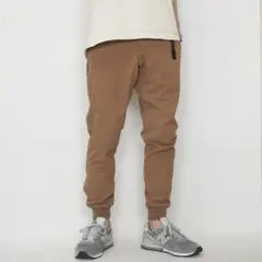 GRAMICCI 4WAY NARROW RIB PANTS【S】キャメル
