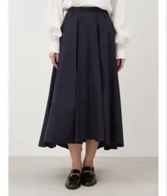 Mila Owen タックデザインテールフレアスカート　新品未使用タグ付き