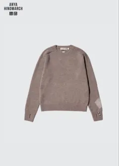 新品未使用★ユニクロ　アニヤハインドマーチ　カシミヤクルーネックセーター　L