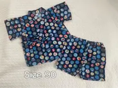 ベビー甚平 サイズ90 和風デザイン