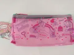 【新品】ル ココネ　クリアポーチ　筆箱　ペンケース　ユニコーン　ペンポーチ