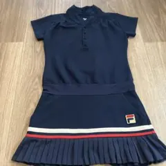 極美品 FILA テニスウェア　ワンピース　レディース　M半袖 ドライのサムネイル