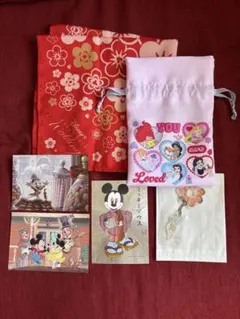 ディズニー4点セット ミッキー プリンセス ティンカーベル