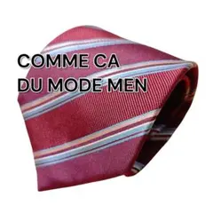 【COMME CA DU MODE MEN】レッド系　ストライプ　日本製のサムネイル