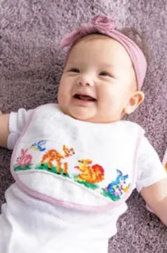 FEILER フェイラー スタイ よだれかけ 動物柄刺繍