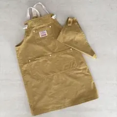 OCEAN & GROUND キッズエプロン 三角巾 マスタード Mサイズ