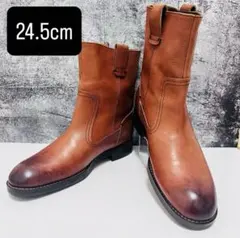 極美品！ リーガル REGAL ペコスブーツ 665R シュリンクレザー シボ革