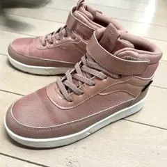 H&M 防水 ハイカットスニーカー ピンク　ウォータープルーフ　レインブーツのサムネイル