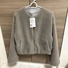 新品・未使用　GLOBAL WORK キッズ フワモコボアジャケット 160cm