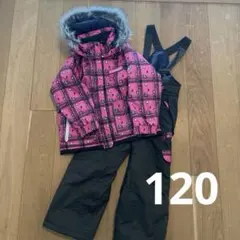 スキーウェア キッズ 120 ピンク