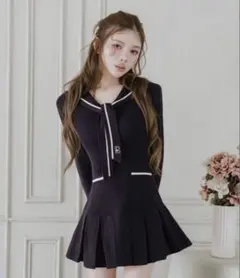 Darich セーラーカラープリーツミニワンピース　FL