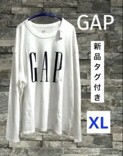 新品 未使用 GAP ロングスリーブTシャツ XL ホワイト ロンTのサムネイル