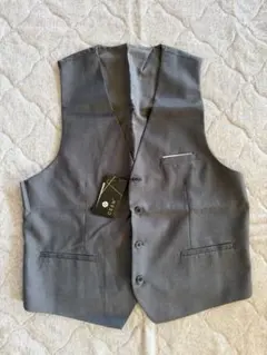 新品 CEEN メンズ スーツベスト XL グレー ジレ フォーマル