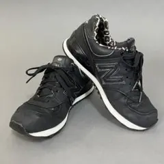 NEW BALANCE 574 ブラック レオパード柄のサムネイル