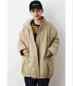 ロデオクラウンズ RC モンスターパーカー　コート　ベージュ