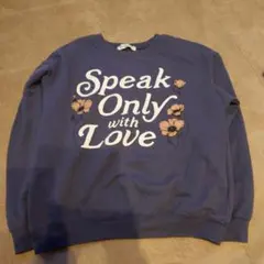 【Wound Up】　花プリント　スウェット　インポート　古