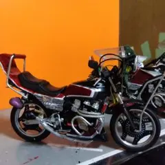CBR400F プラモデル 族車仕様 デュアルカウル付き - メルカリ