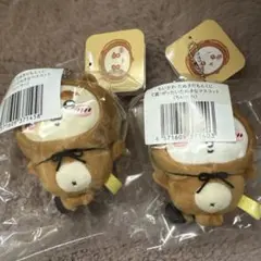 ちいかわ　ぜったいたぬきなマスコット　２つセット　シーサー　ちいかわ