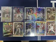 ロゴリフラクター　toops MLB 10枚セット