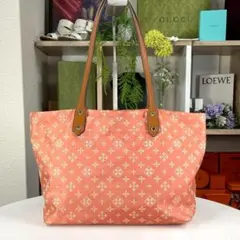 超美品 russet ナイロン総柄 トートバッグ レザー 2way