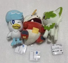 ポケモンぬいぐるみ　ホゲータ　ニャオハ　クワッス3点セット