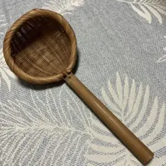 ヴィンテージ　竹　古道具　茶漉し　味噌漉し　すくいザルのサムネイル